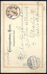 2 Kr-GA mit privatem Zudruck "Malá Skala - Kleinskal.", gestempelt B ...