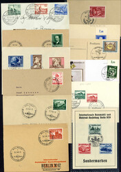DR. 11 FDC, u. a. Nr. 570 sowie weitere spätere mit KW. 560,- , ...