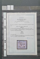 DR 1872 bis 1932 mit DIENST. Sammlung gestempelt im Steckbuch, bis ...