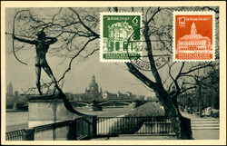 Wiederaufbau 1946 kplt., 6 Sätze je auf Maximumkarte, 3 verschiedene ...