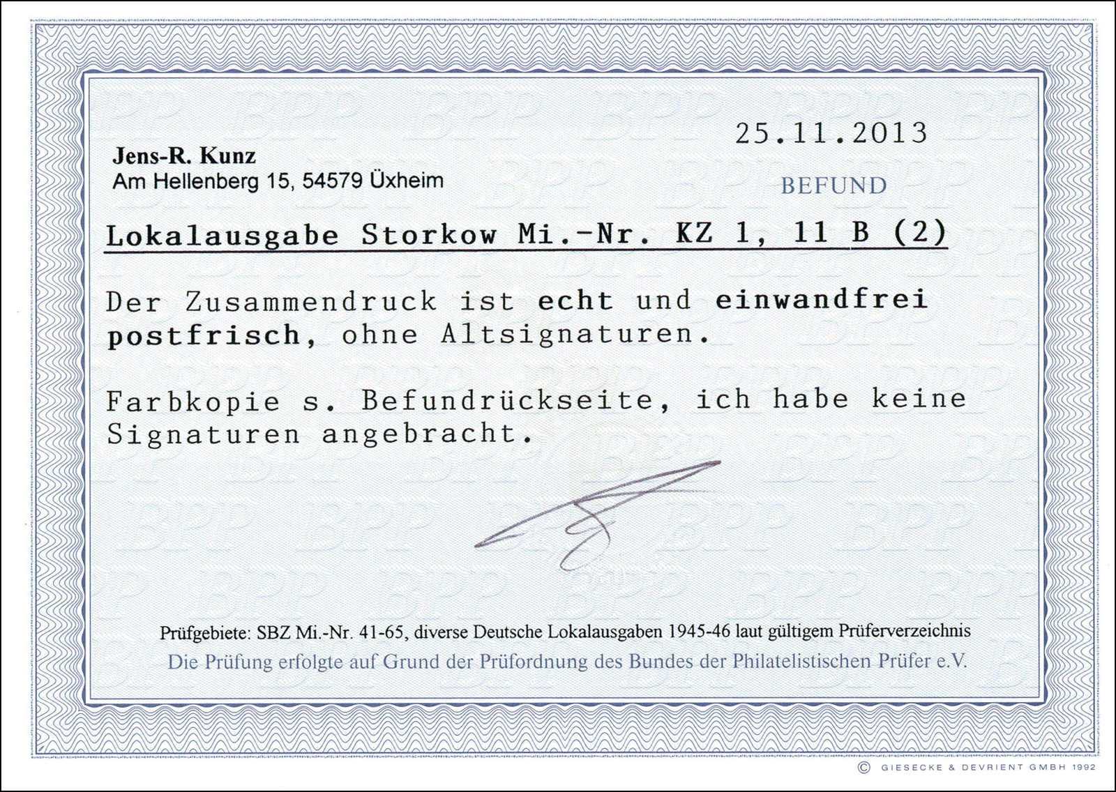 Image 1 for lot number 2743 for 191st Dresdner Briefmarken Auction