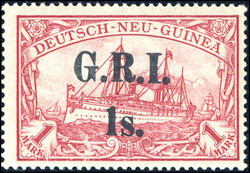 1 s. auf 1 Mk rot, postfrisch mit kleinem Haftpunkt, Marke wird z. Zt ...