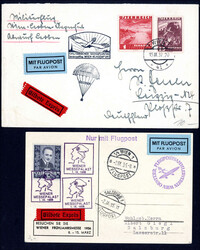 ÖSTERREICH, meist bis 1940. Ca. 35 Belege, dazu etliche mit Flugpost ...