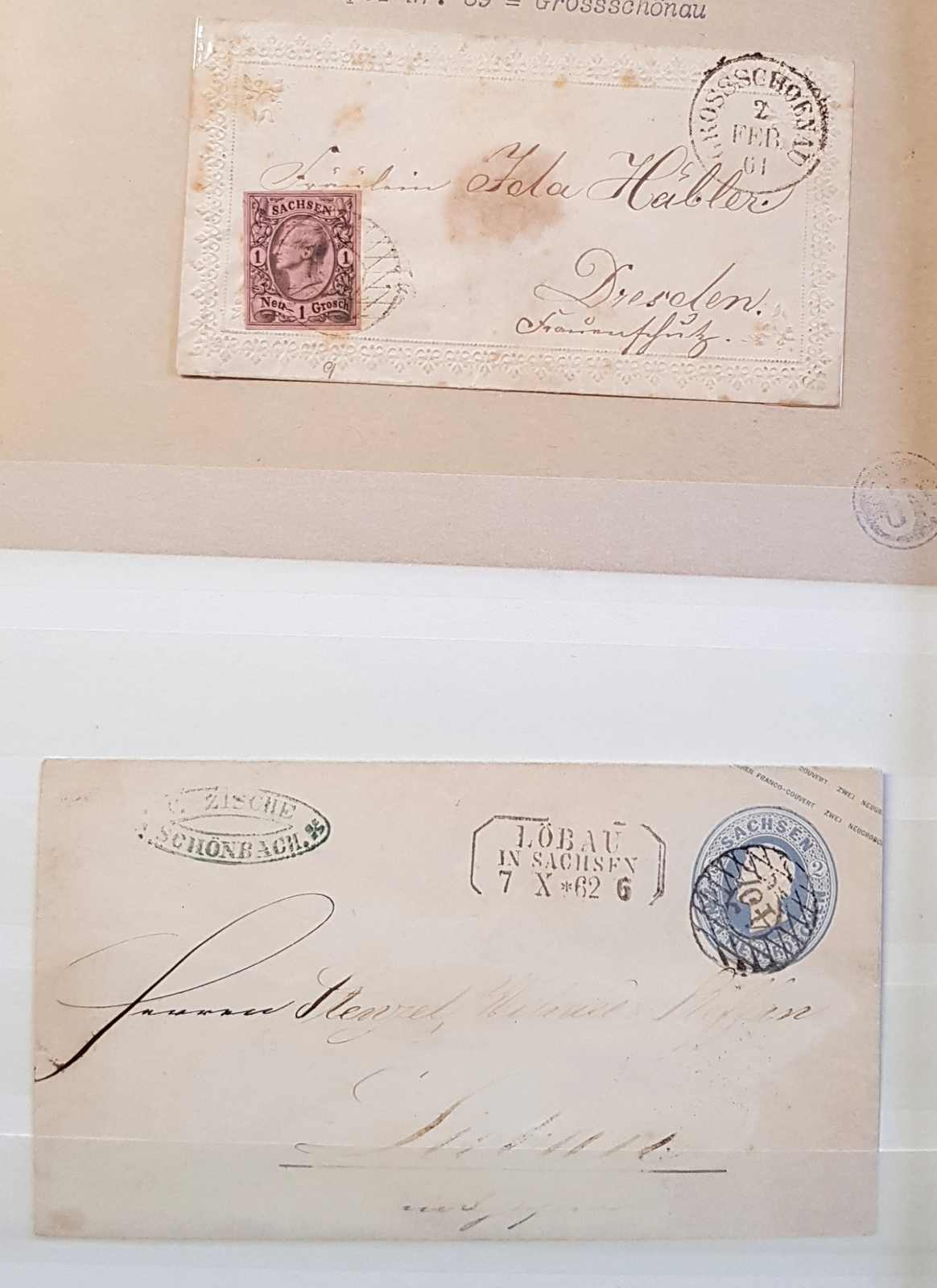 Image 8 for lot number 4109 for 191st Dresdner Briefmarken Auction
