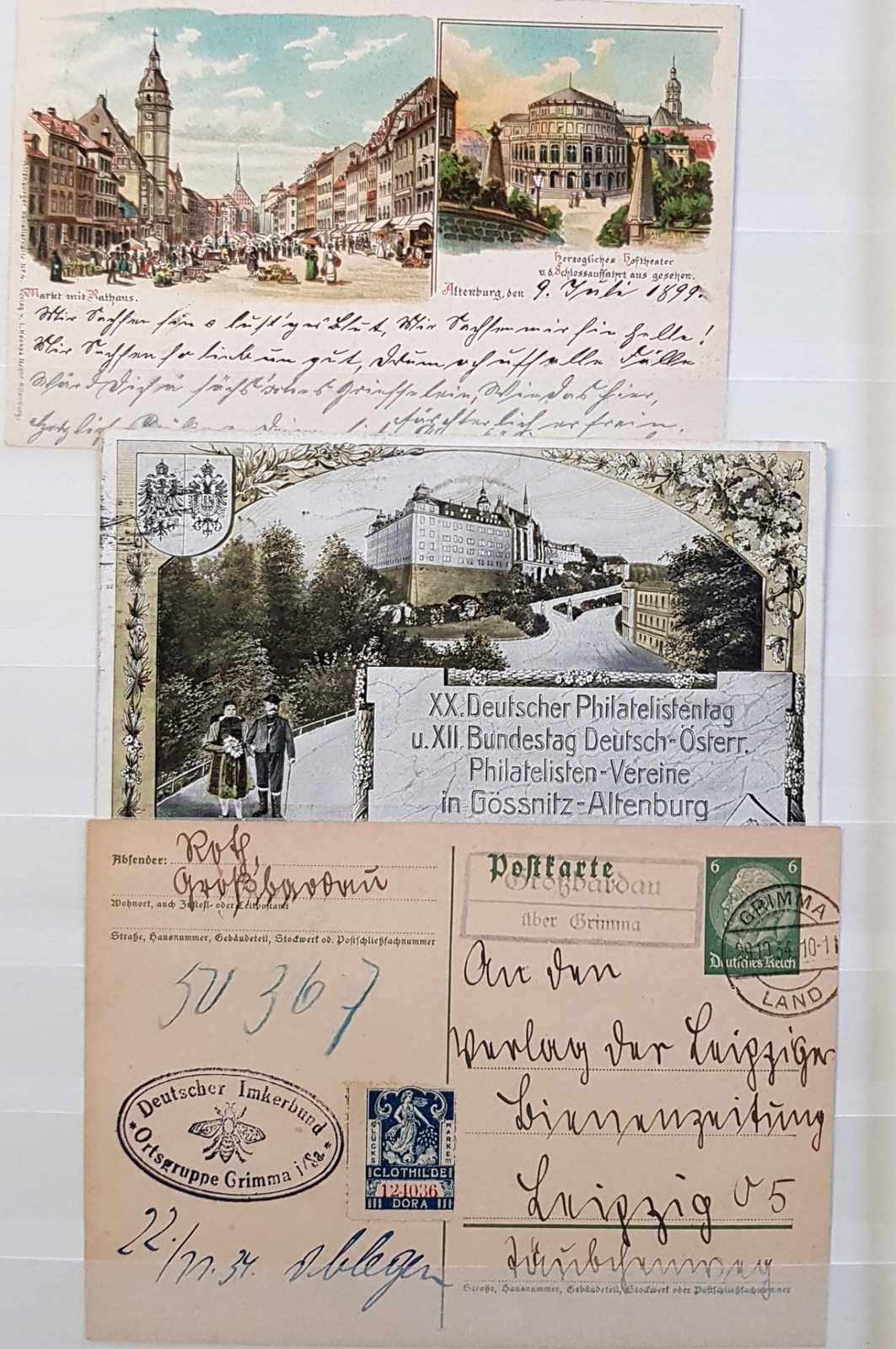 Image 10 for lot number 4109 for 191st Dresdner Briefmarken Auction
