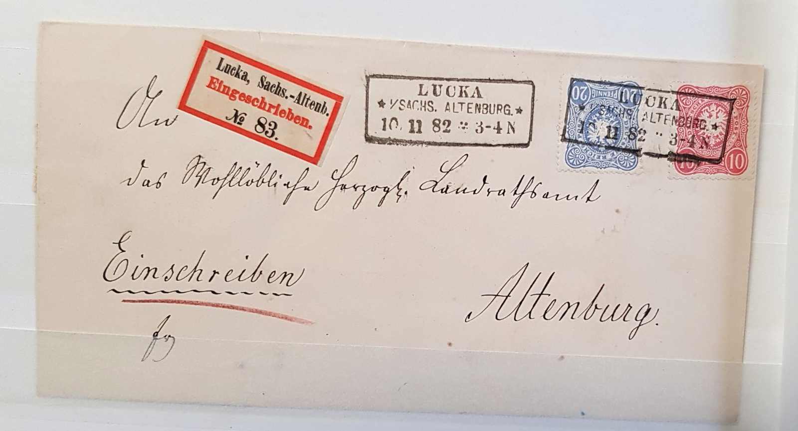 Image 11 for lot number 4109 for 191st Dresdner Briefmarken Auction