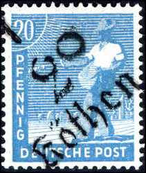 Köthen 1 bzw. Köthen 2 Land. 6, 8, 10, 12, 16, 20 und 24 Pf, ...