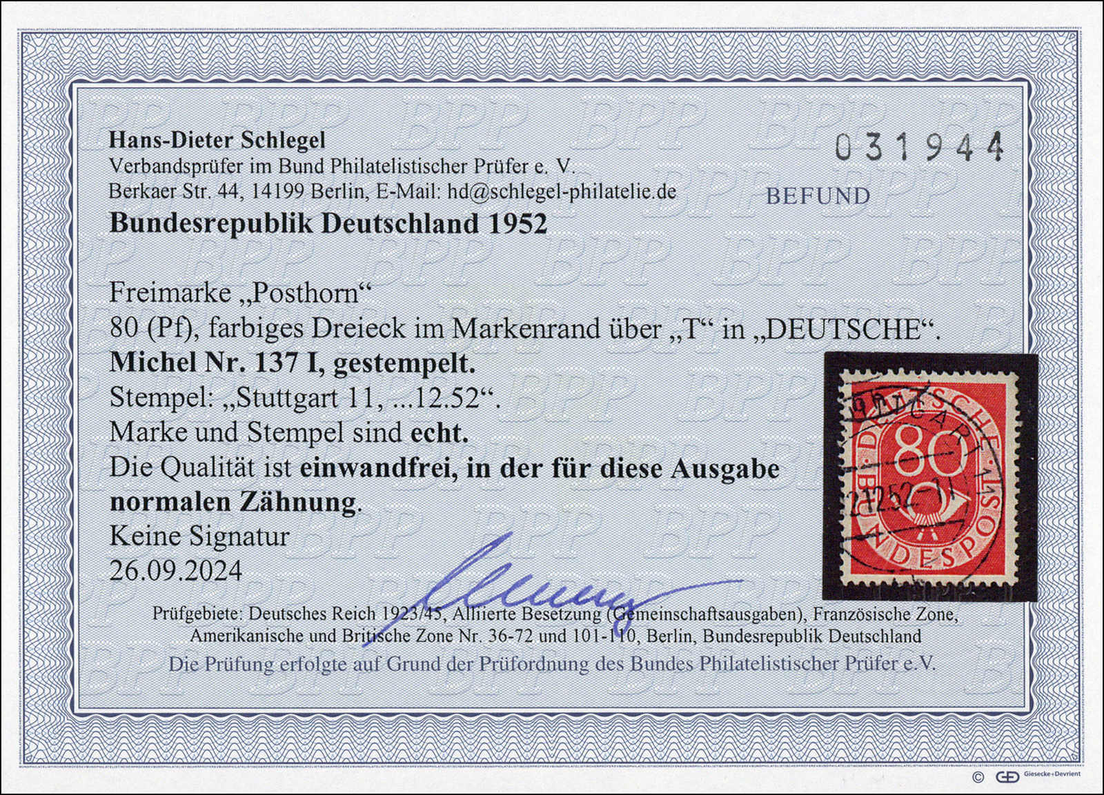 Image 2 for lot number 2429 for 191st Dresdner Briefmarken Auction
