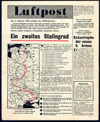 2. Weltkrieg 1944. Sowjetische Propaganda-Frontzeitung für deutsche ...