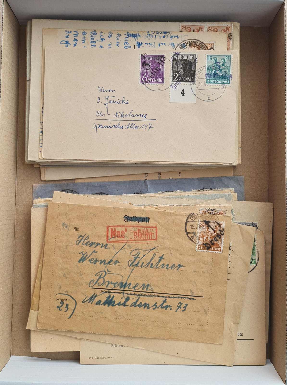 Image 2 for lot number 3540 for 191st Dresdner Briefmarken Auction