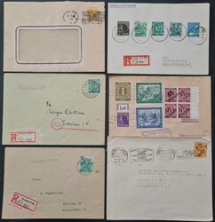 Verschiedene Bezirke. Lot mit ca. 80 Belegen, enthalten bessere ...
