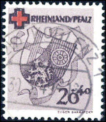 Rotes Kreuz kplt., gestempelt, gepr. Schlegel BPP (440,-)