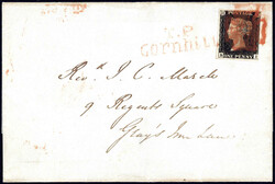 2865100: Great Britain 1840 1d black