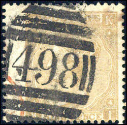 2865100: Great Britain 1840 1d black
