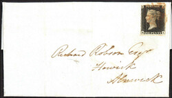 2865100: Great Britain 1840 1d black