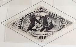 TANNU TUWA. Kleine Sammlung von ca. 40 Marken auf Albumseiten, wenige ...