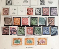 CHINA 1878 bis 1948. Sammlung im Album, meist gestempelt, zahlreiche ...