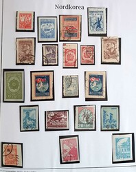 KOREA - NORD- und SÜDKOREA bis 1975. Sammlung, meist gestempelt im ...