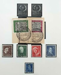BRD 1949 bis 1975. Sammlung gestempelt, mit Anfangswerten nahezu ...
