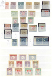 LITAUEN 1919 bis 1940. Sammlung mit 30 gestempelten sowie 540 ...
