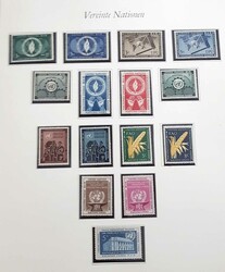 UNO NEW YORK, GENF und WIEN. Groß-Lot mit Teilsammlungen in mehreren ...