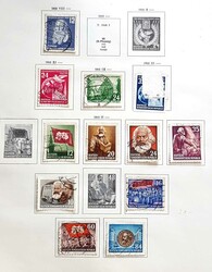 DDR 1950 bis 1990. Teilsammlungen, meist gestempelt, moderne mehr ...