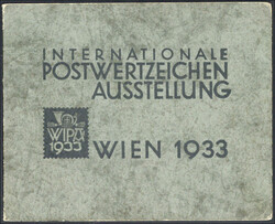 WIPA-Block 1933 mit Umschlag, am Oderrand wie üblich kleine ...