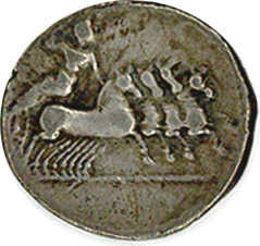 Römische Republik. Konsul C. Gargonius mit Ogulnius und M. Vergilius ...