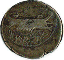 Römische Republik. Konsul M. Antonius 32/31 v. Chr., Legionsdenar ...