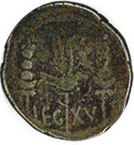 Römische Republik. Konsul M. Antonius 32/31 v. Chr., Legionsdenar ...