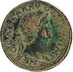 Römisches Kaiserreich. Nero 54 - 68 n. Chr., AE-Dupondius, ...