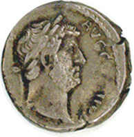 Römisches Kaiserreich. Hadrianus 117 - 138. Denar, Kopfbild ...