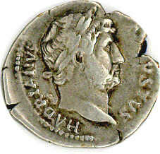 Römisches Kaiserreich. Denar, Kopfbild rechts/Roma nach rechts ...