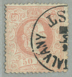 1867, 50kr, brownish rose, used in Hungary, interesting and desirable ...