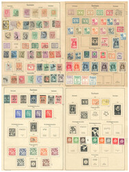 old collection on loose KABE pages, a decent start in a collection, ...