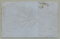 1850, 3kr, with intense red colour, on letter from M. SCHÖNBERG - 5p ...