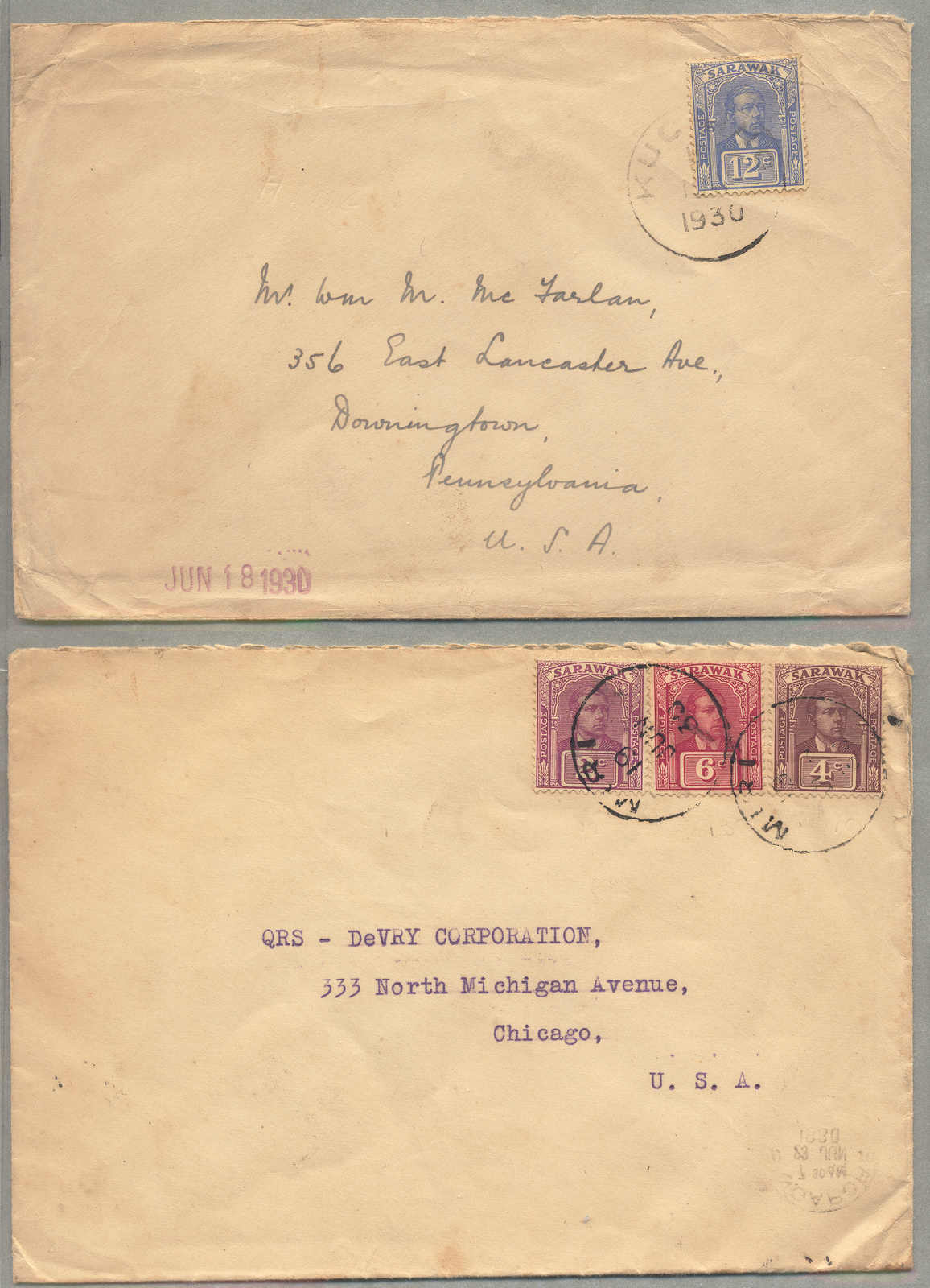 Lot 20837 - Malaya/BC malaya sarawak -  classicphil GmbH 8'th classicphil Auction - Day 2