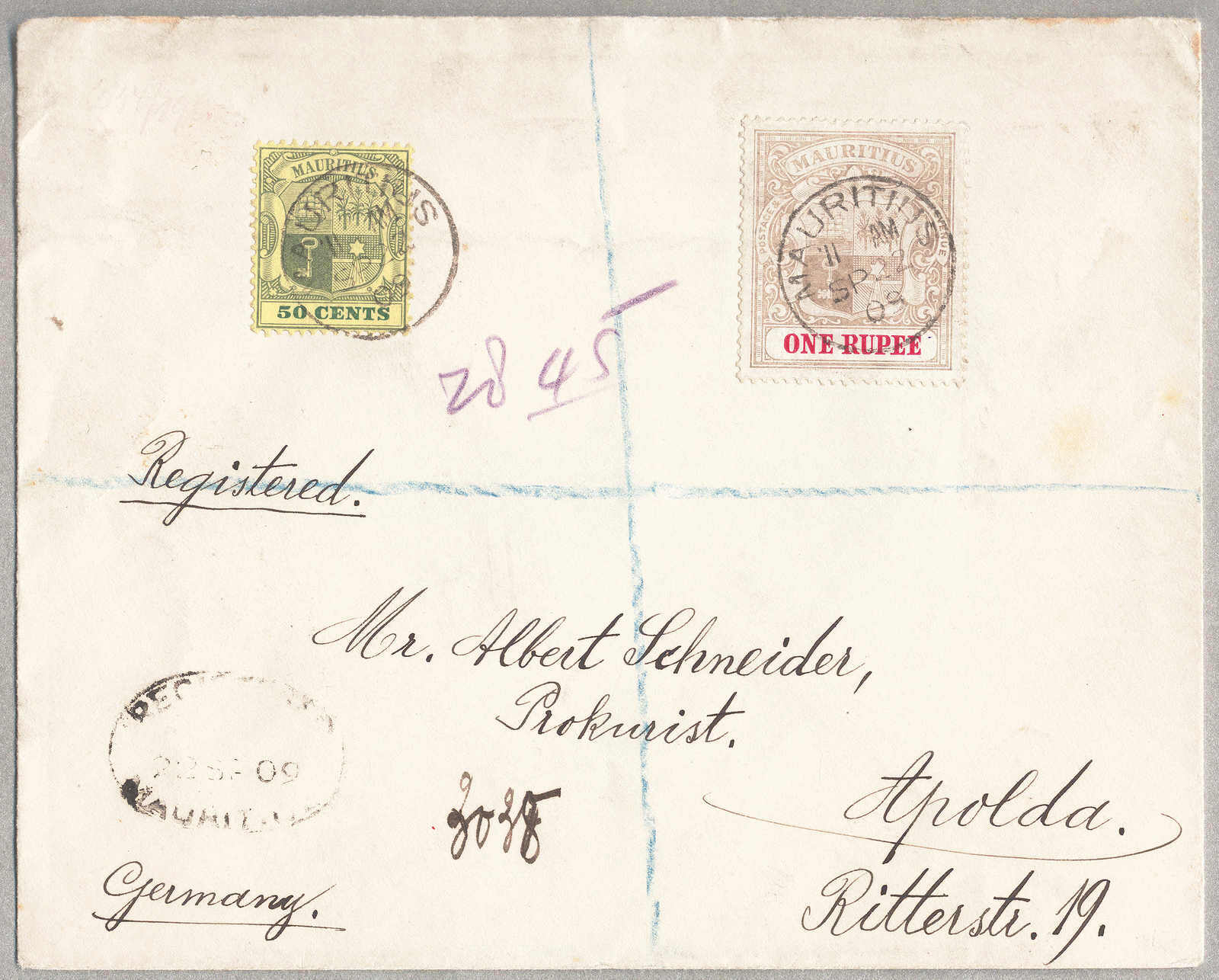 Lot 20411 - British Commonwealth Mauritius - classicphil GmbH 8'th classicphil Auction - Day 2 Lot 20411 - British Commonwealth Mauritius - classicphil GmbH 8'th classicphil Auction - Day 2