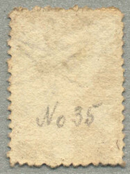 1872-3, 1 d, brown, perf 12 1/2, fresh and desirable, VF-XF! Estimate ...