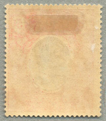 1921, 5 s, black and scarlet, LPOG, fresh and desirable, VF-XF! ...