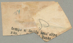 1859, Mixed franking Austrian/Lombardy newspaper stamp - Sardinia, ...