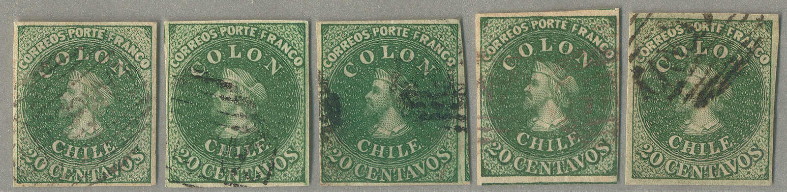 Lot 15212 - America, South/Middle/Caribbean Chile - classicphil GmbH 8'th classicphil Auction - Day 2 Lot 15212 - America, South/Middle/Caribbean Chile - classicphil GmbH 8'th classicphil Auction - Day 2