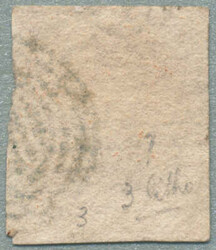 1854, 5 c, deep brown, Santiago printing, used, very fresh and ...