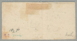 1856, 3 kr. (2), rot, HP, Type IIIb, rechte Marke mit 8mm Bogenrand, ...