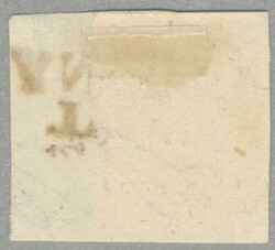 1854, 9 kr., blue, MP, Type IIIb, on piece, cancel OSZLANY/20. Mai, ...