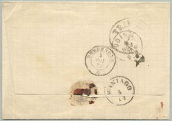 1867, SAN LORENZO, this cancellation type is not listed in the Klein ...