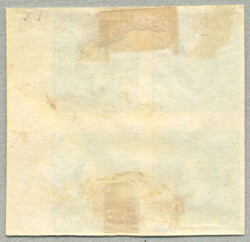 1865, 5 Parale, blue, on normal paper, block of four, LPOG, good ...