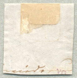 1865, 5 Parale, blue, on normal paper, crispy clear grid cancellation ...