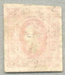 1865, 20 Parale, red, on normal paper, type I, cancelled by blue cds ...