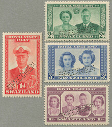 1947, full set of (4), perf SPECIMEN, LPOG never hinged, very fresh ...